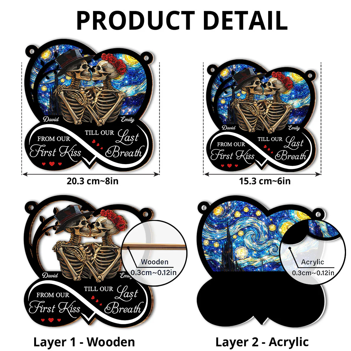 Last To The End - Personalized Custom Suncatcher - Image 5