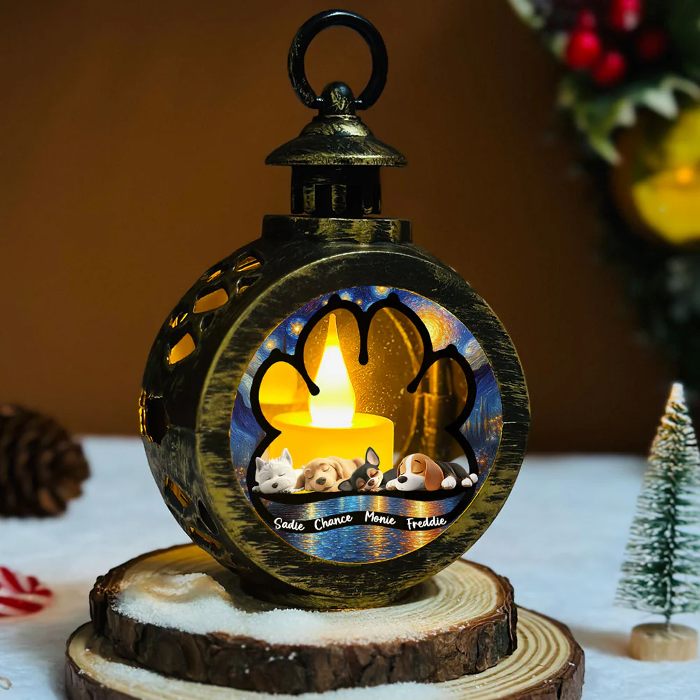 Lay Here With Me - Personalized Custom Christmas Lantern - Image 5