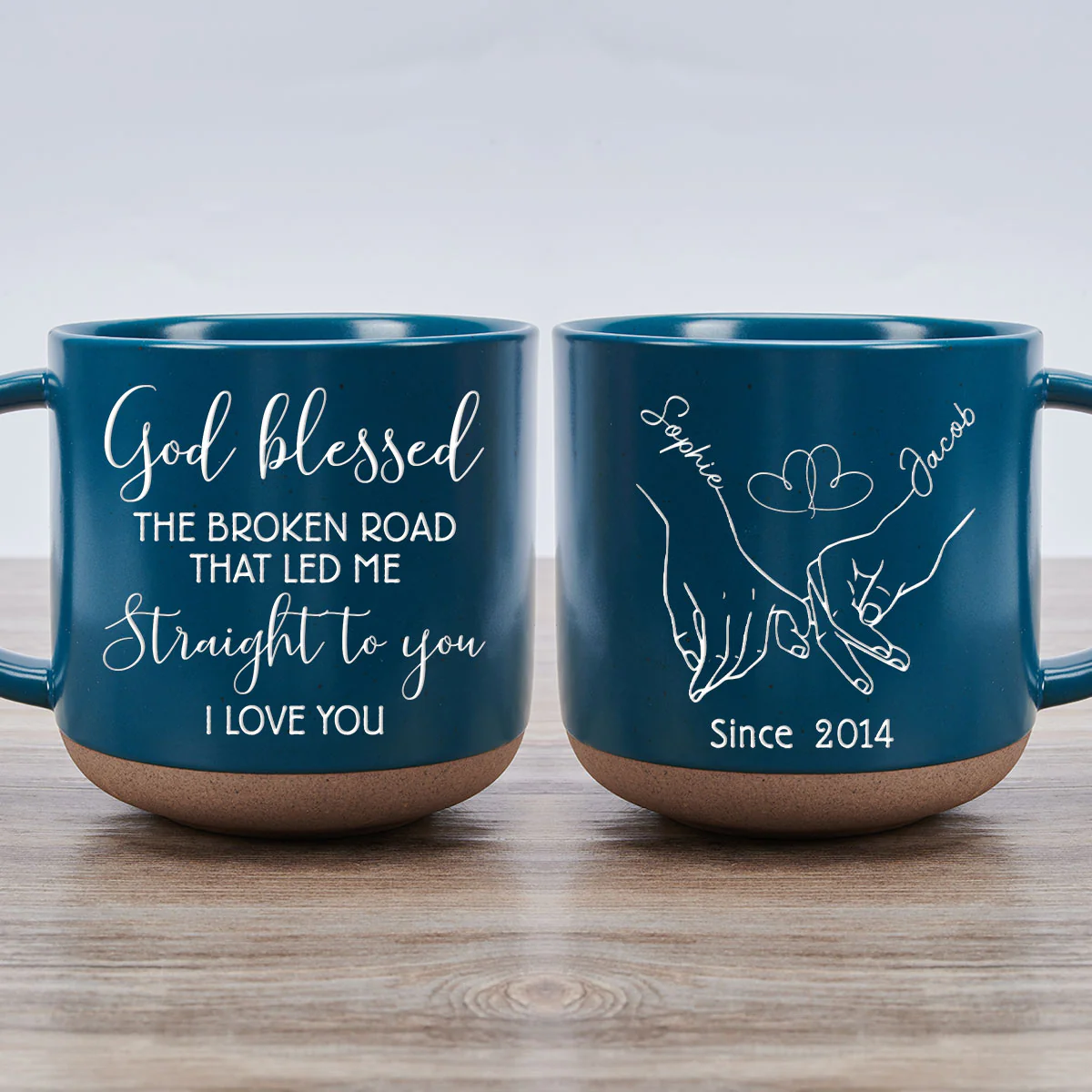 Lead Me To You - Personalized Custom Pottery Mug