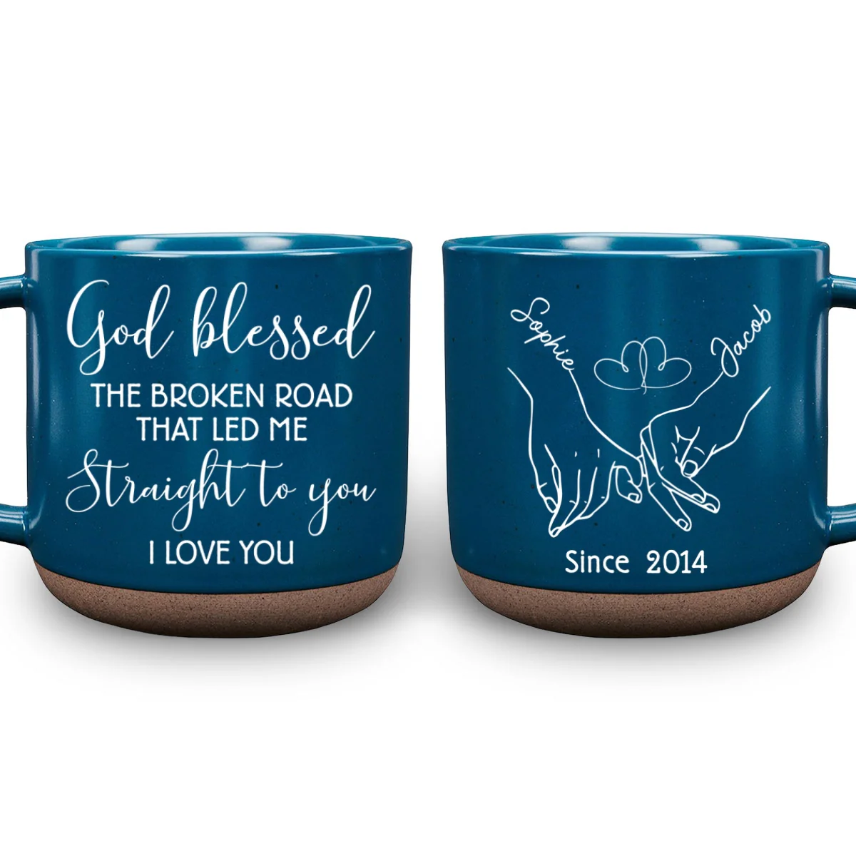 Lead Me To You - Personalized Custom Pottery Mug - Image 6