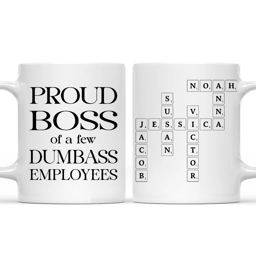 Leading Idiots With Great Pride - Personalized Custom Coffee Mug