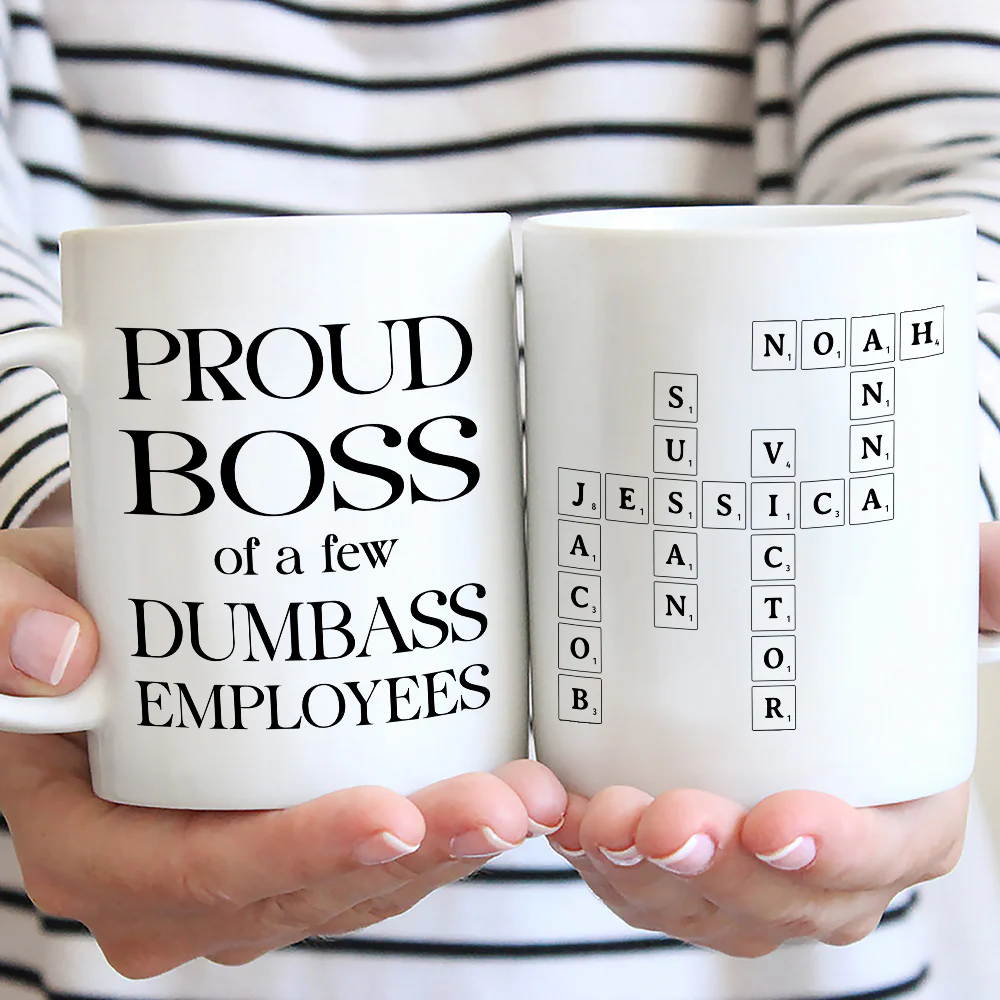 Leading Idiots With Great Pride - Personalized Custom Coffee Mug - Image 2