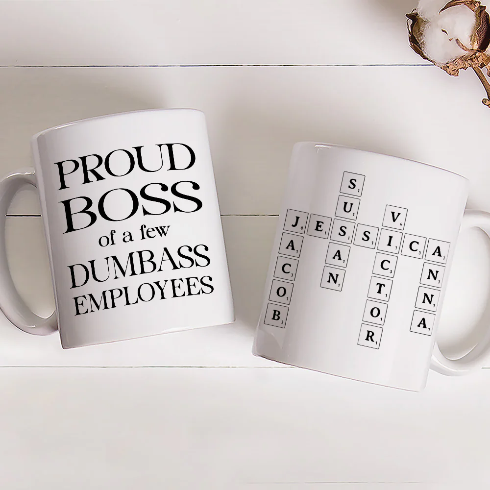 Leading Idiots With Great Pride - Personalized Custom Coffee Mug - Image 3
