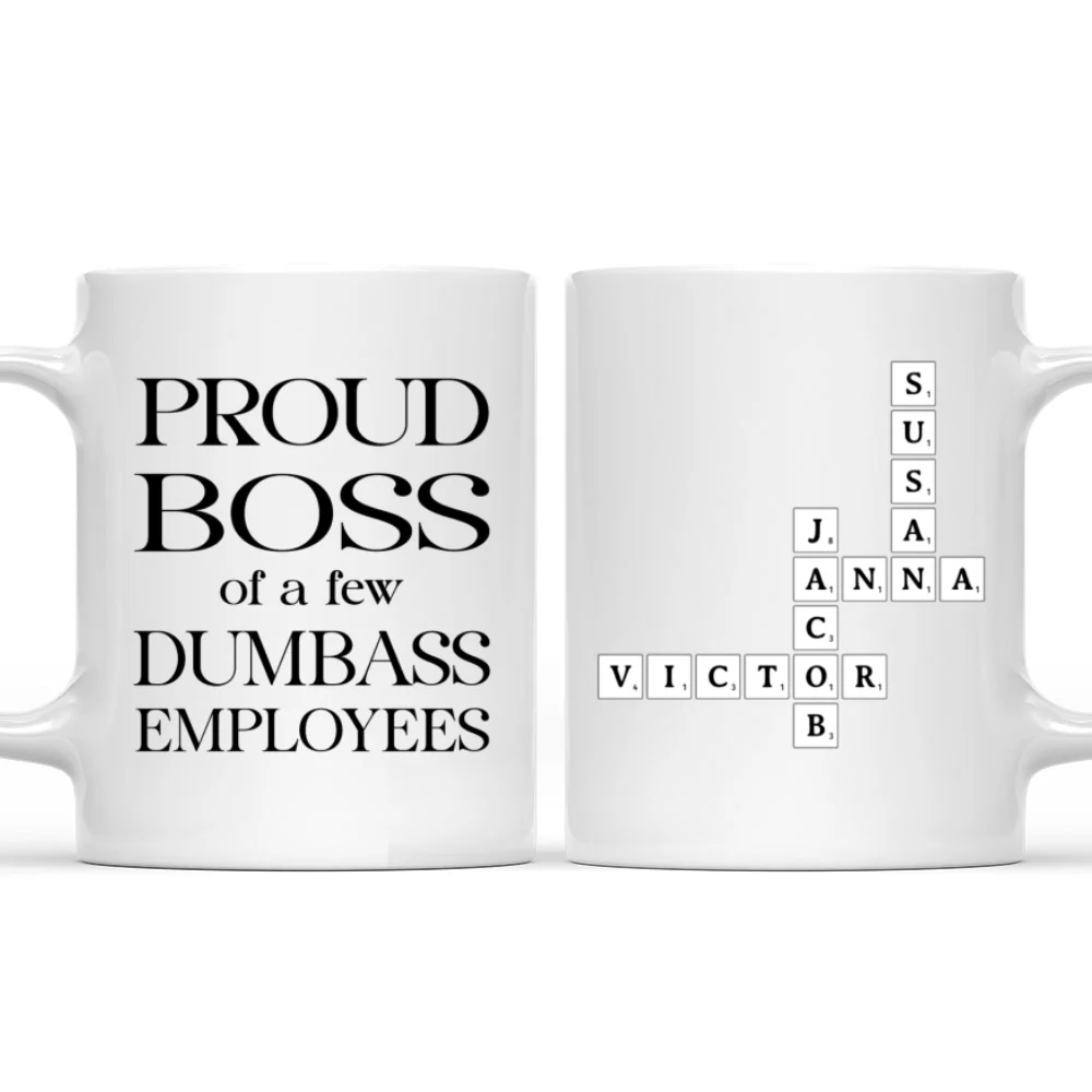 Leading Idiots With Great Pride - Personalized Custom Coffee Mug - Image 7