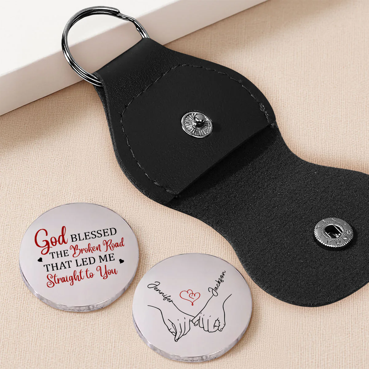 Led Me To You - Personalized Custom Pocket Hug - Image 2