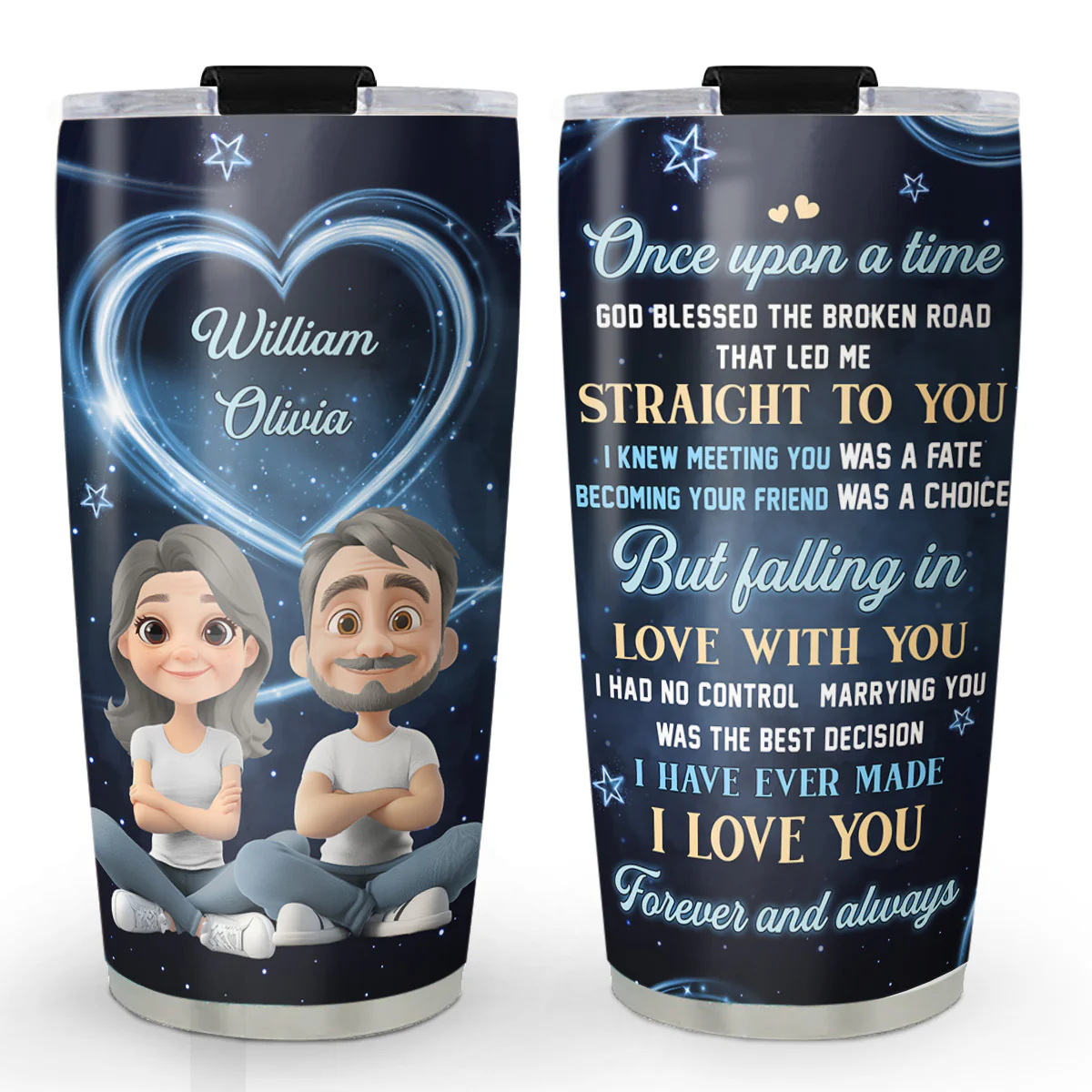 Led Me To You - Personalized Custom Tumbler