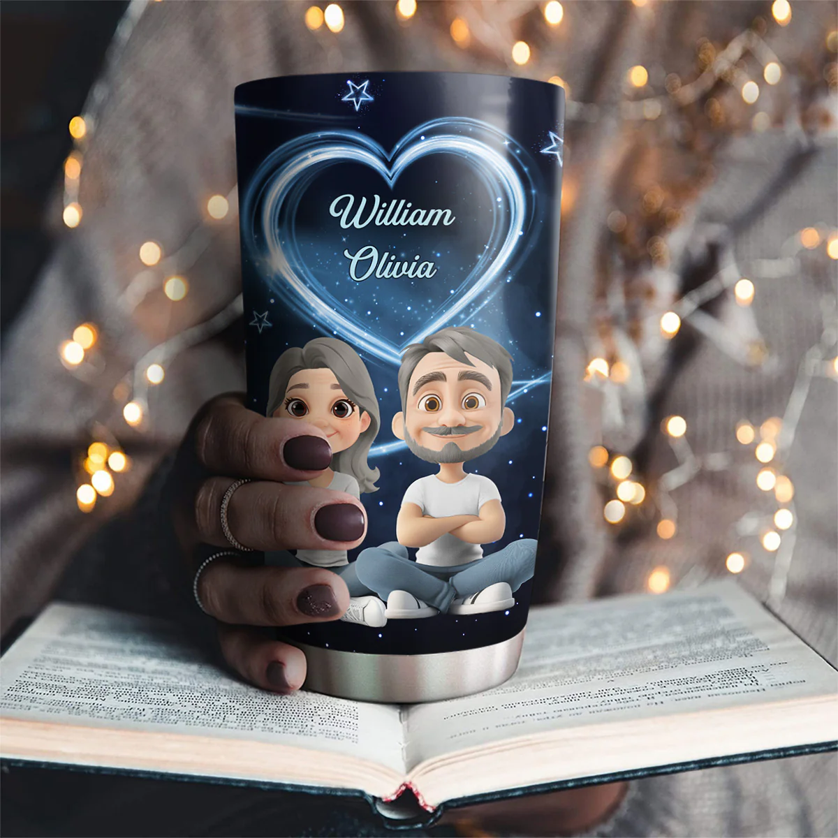 Led Me To You - Personalized Custom Tumbler - Image 5