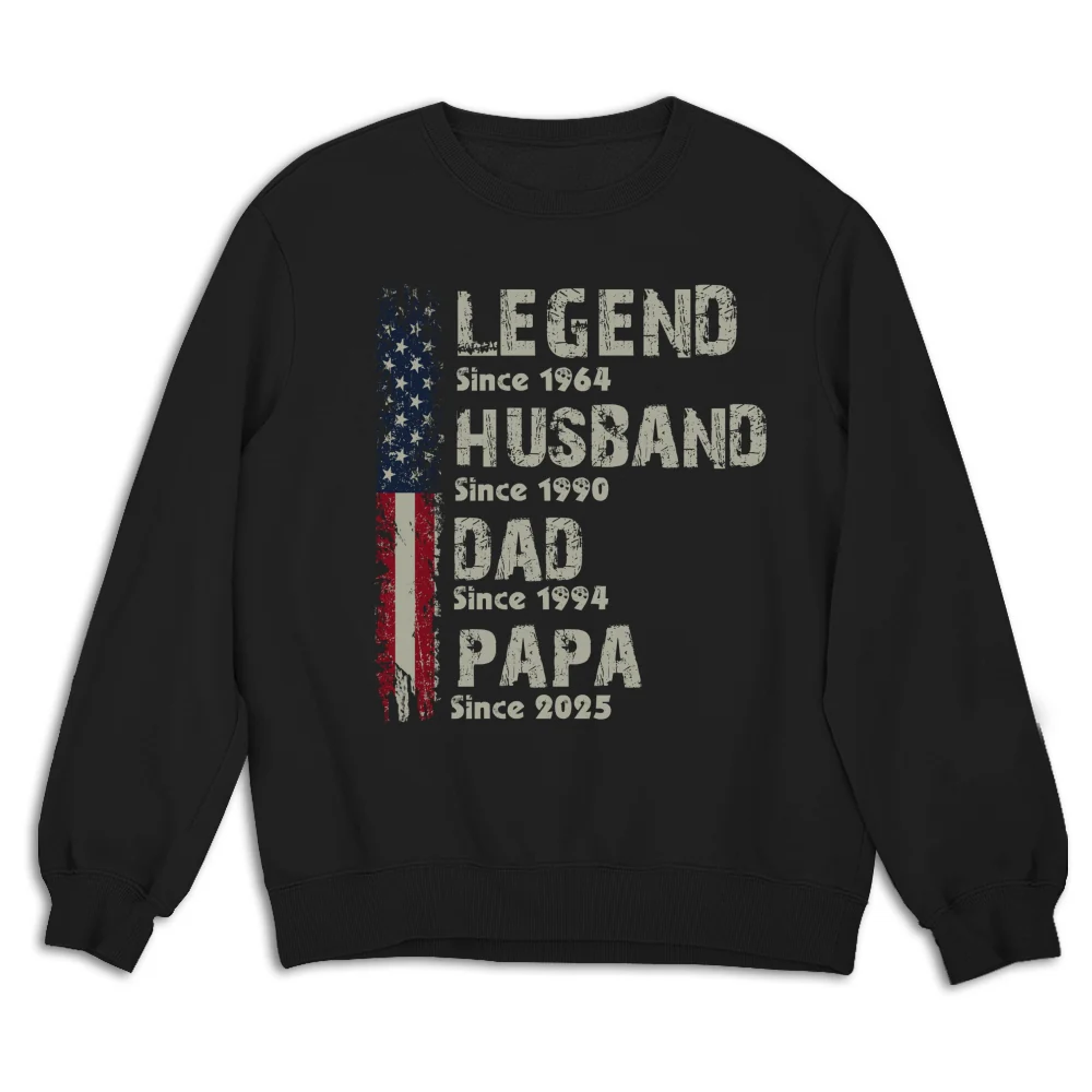 Legend Husband Dad - Personalized Custom Shirt - Image 12