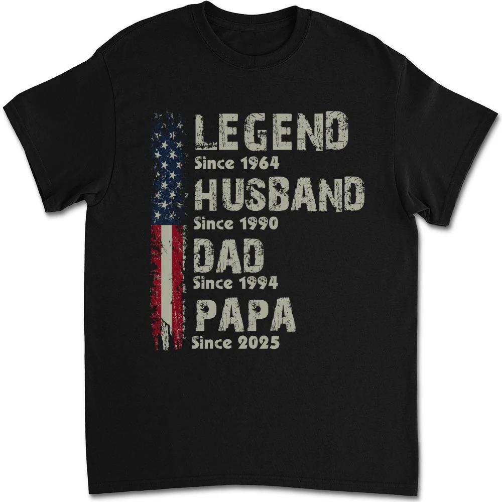 Legend Husband Dad - Personalized Custom Shirt - Image 5