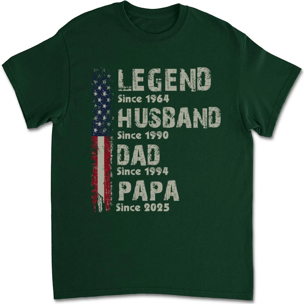 Legend Husband Dad - Personalized Custom Shirt - Image 7