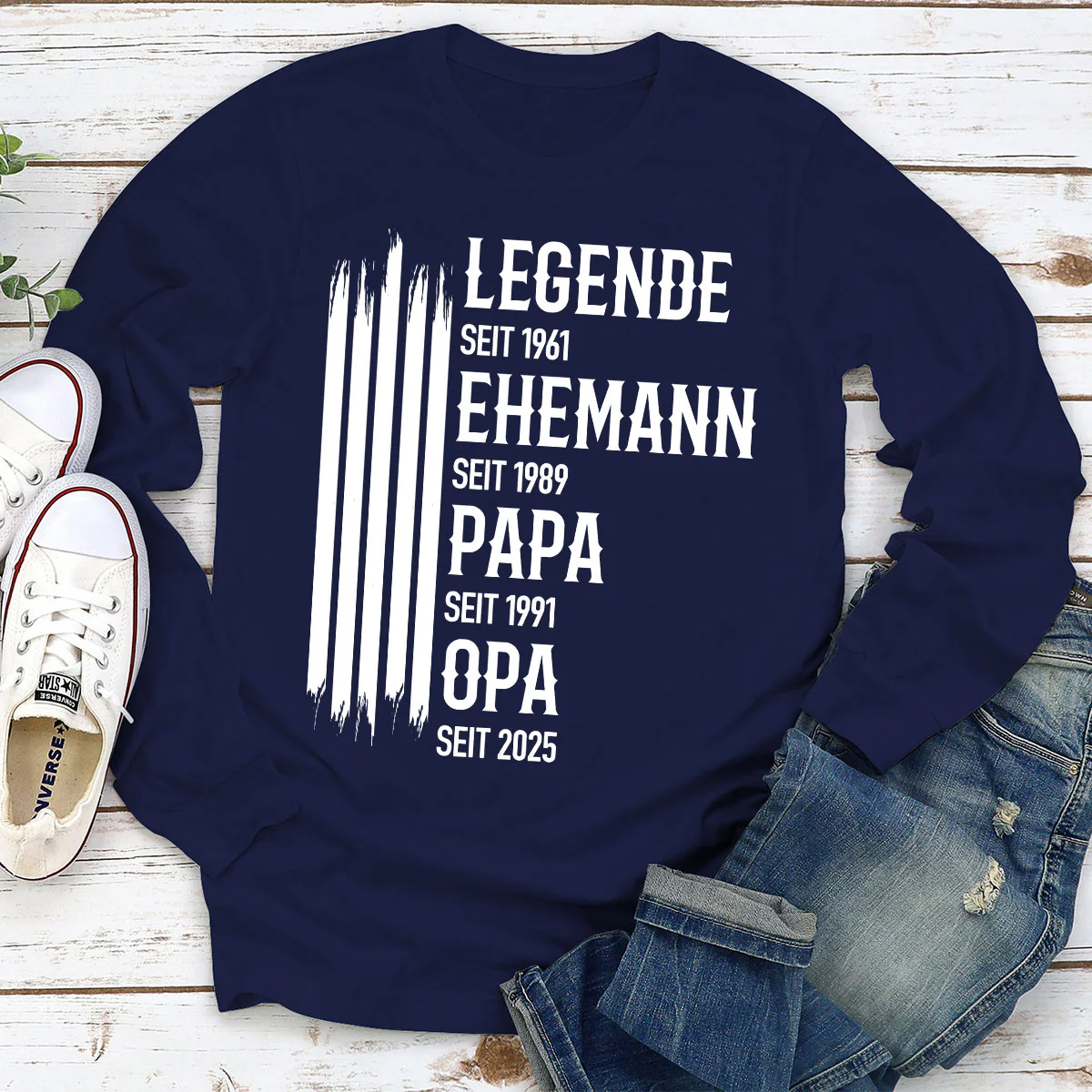 Legende Ehemann Papa Opa - Personalisiertes Individuelles Shirt - Image 4