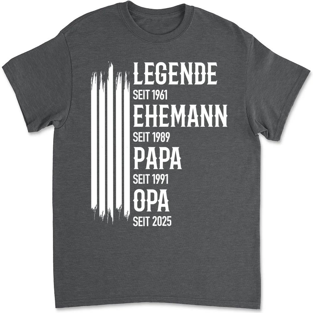 Legende Ehemann Papa Opa - Personalisiertes Individuelles Shirt - Image 8
