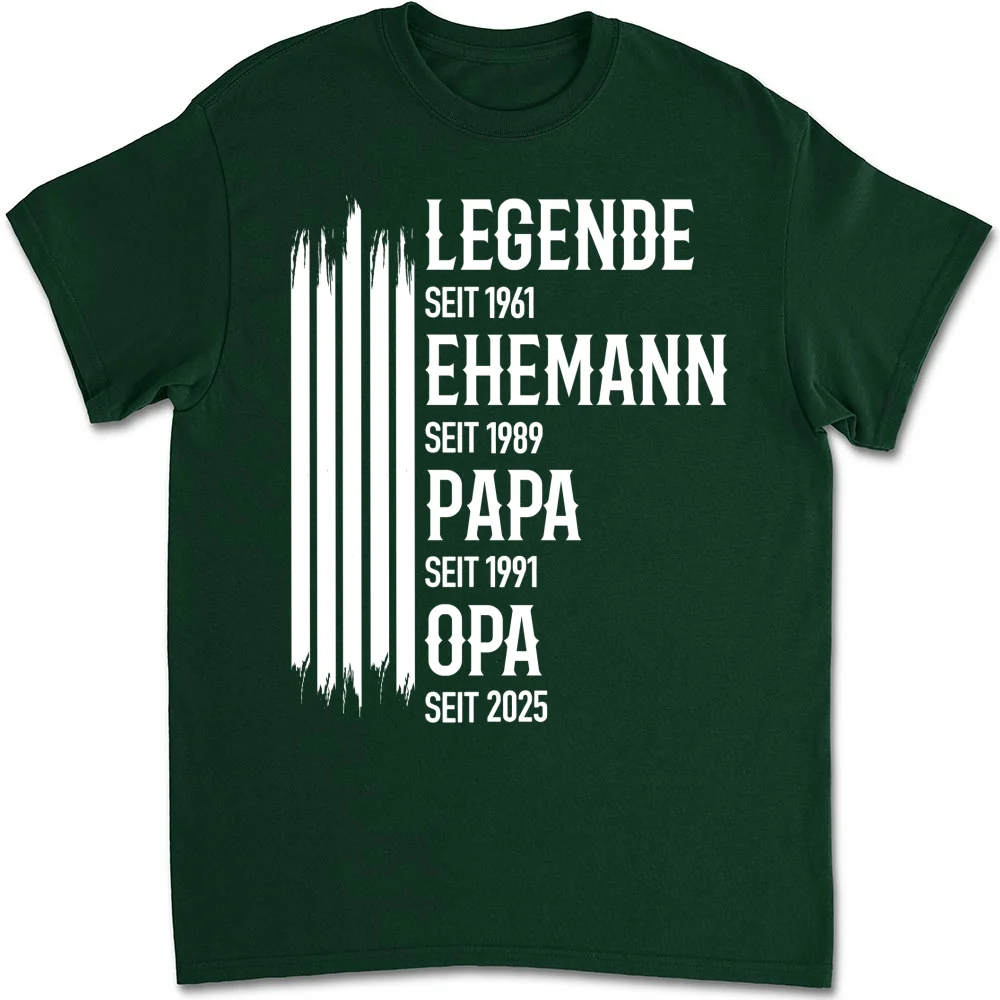 Legende Ehemann Papa Opa - Personalisiertes Individuelles Shirt - Image 9
