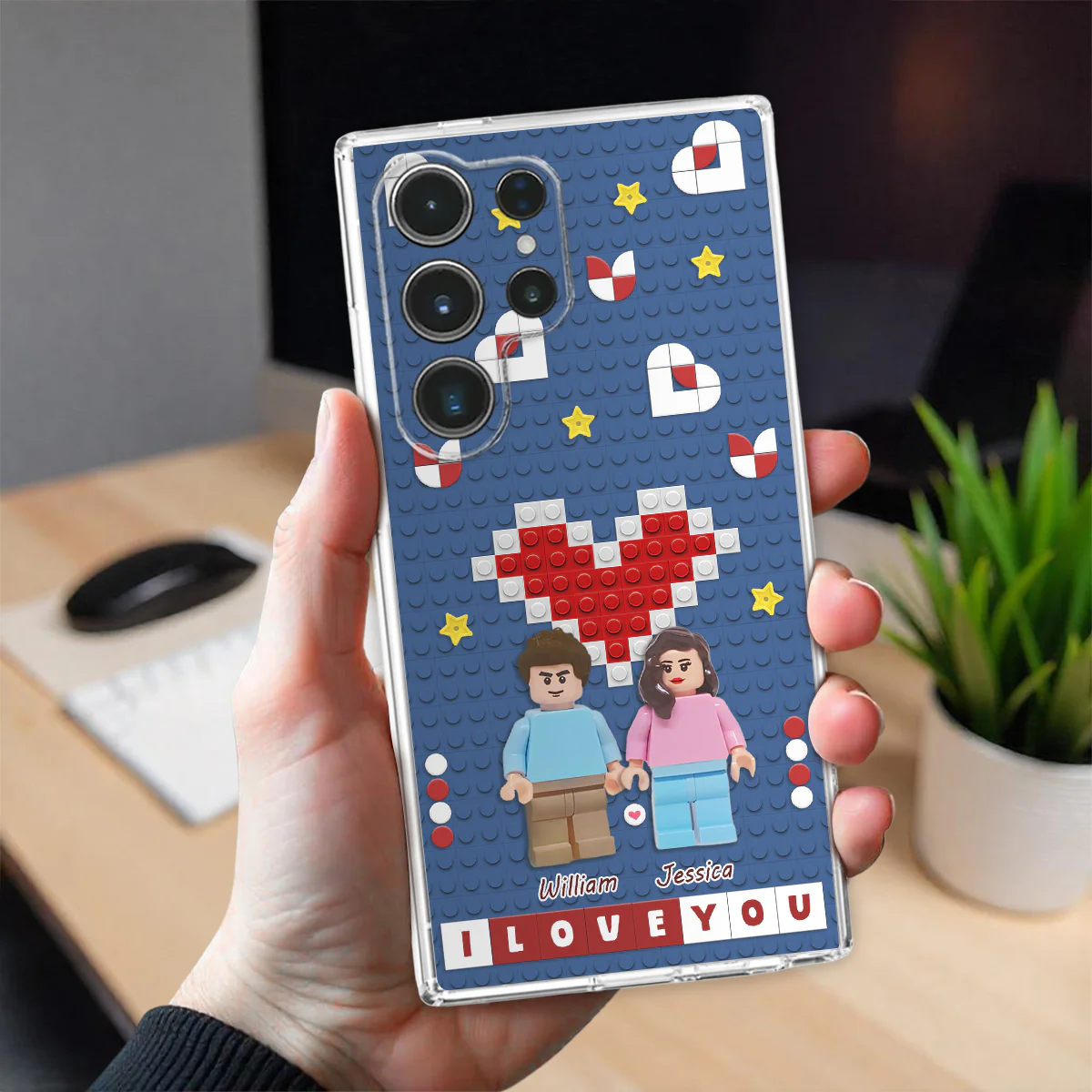 Lego Couple - Personalized Custom Phone Case - Image 2