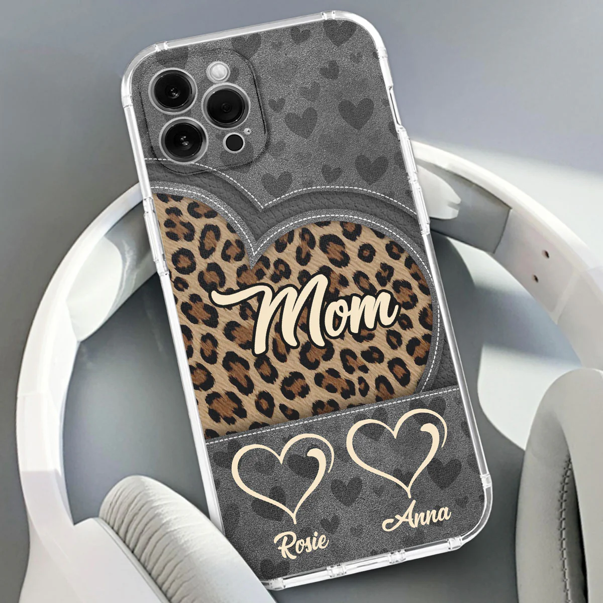 Leopard Heart - Personalized Custom Phone Case - Image 24