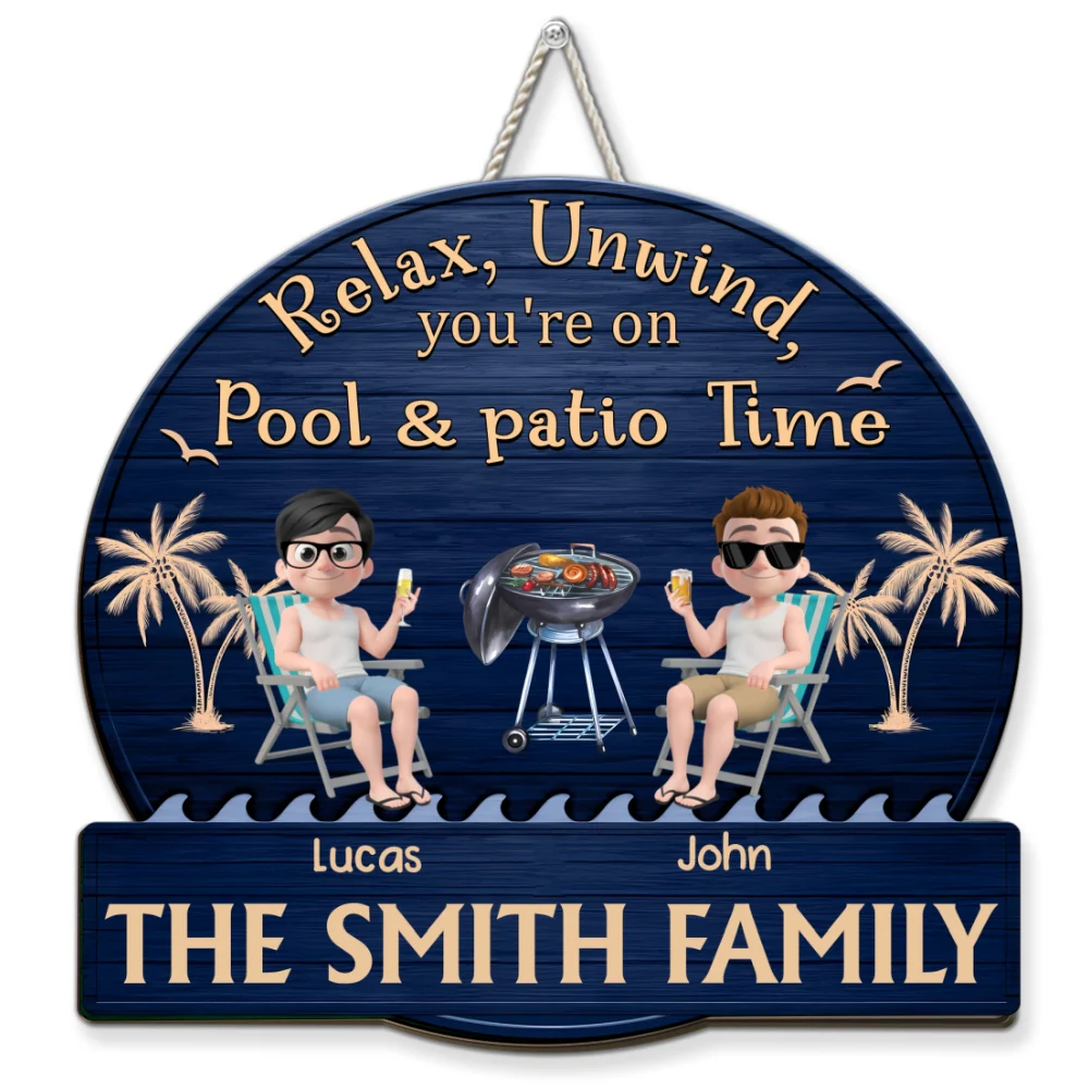Let the Patio Time Begin - Personalized Custom Wood Sign - Image 8