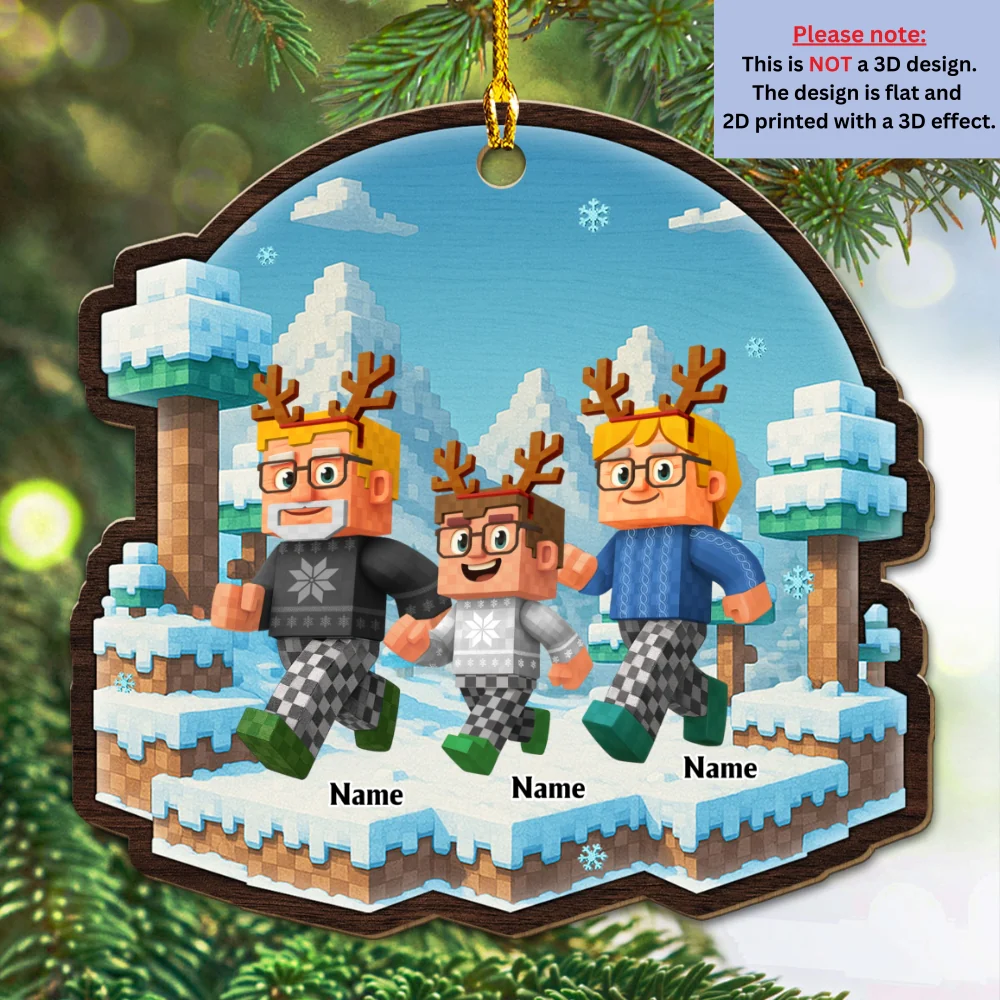 Let Us Go - Personalized Custom Wood Ornament - Image 5