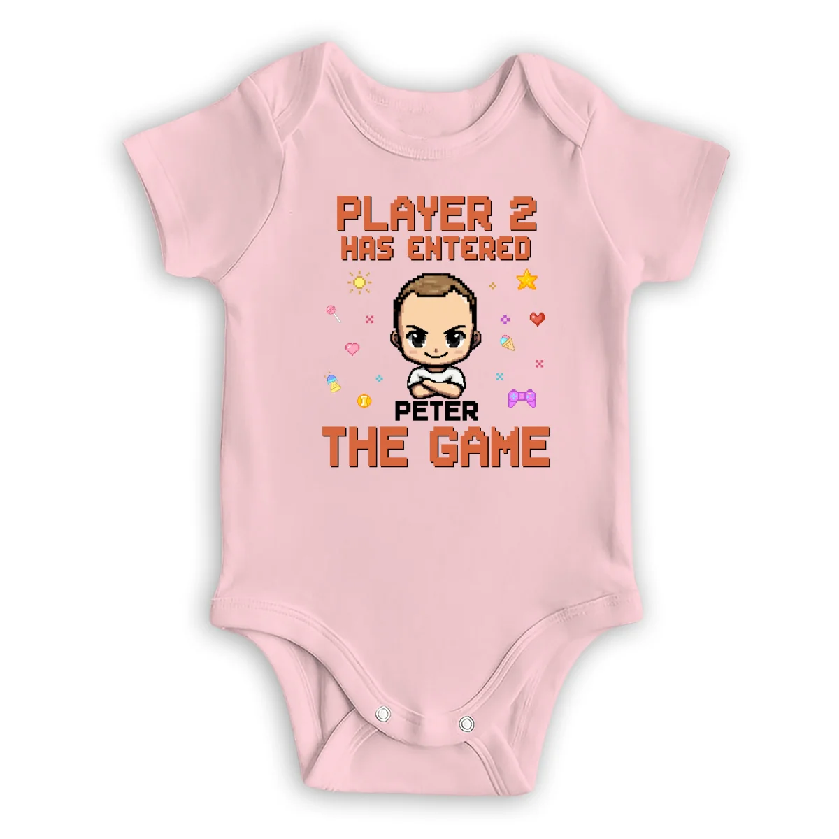 Leveled Up - Personalized Custom T-shirt And Onesie - Image 14