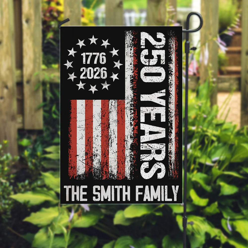 Liberty Lives In Our Home - Personalized Custom Flag - Image 3