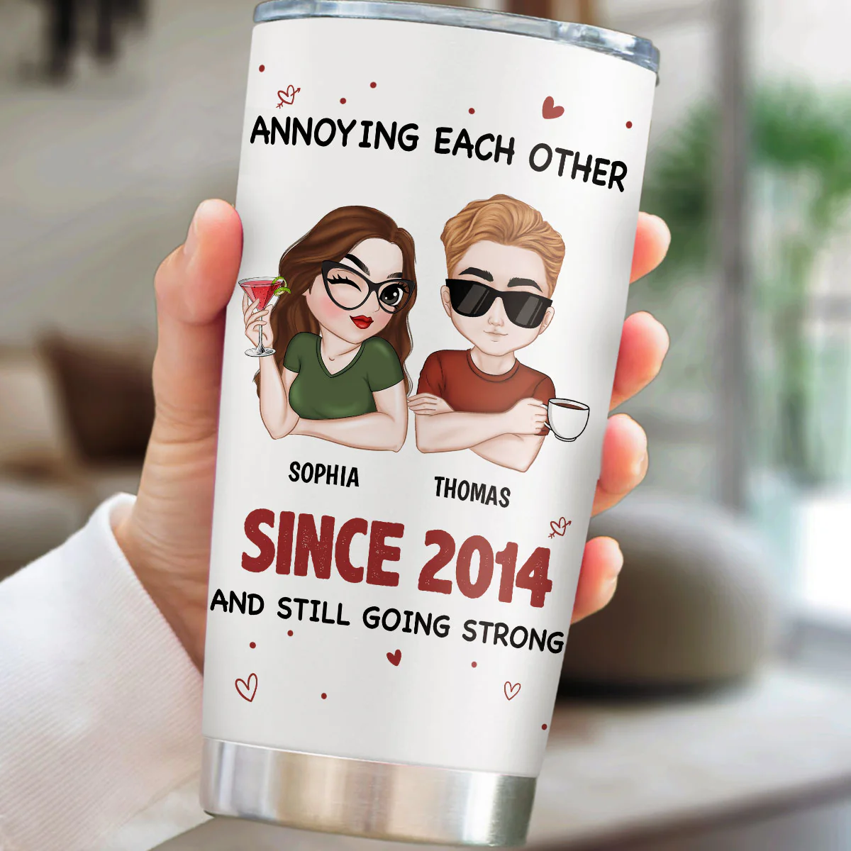 Life Gave You To Me - Personalized Custom Tumbler - Image 5
