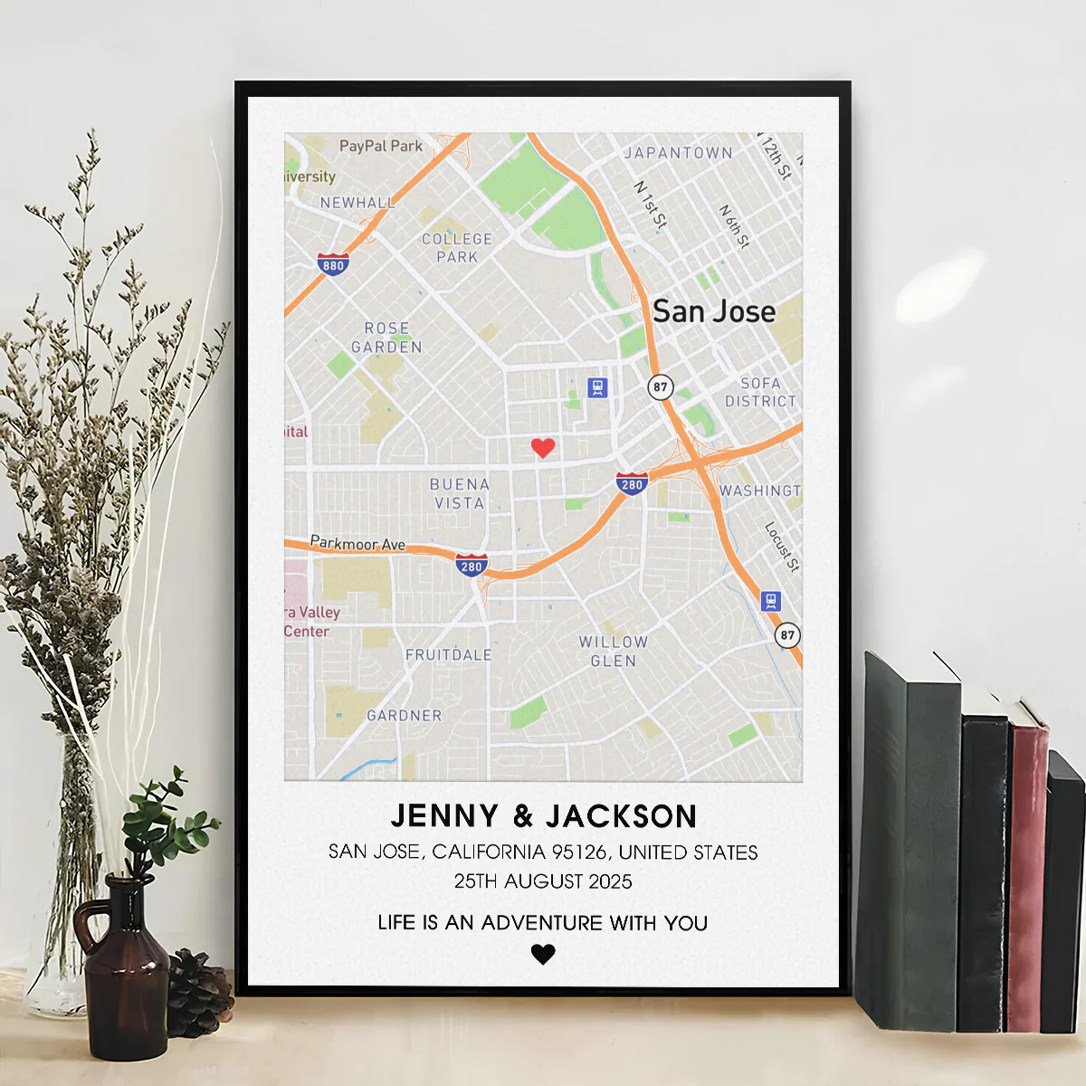Life Is An Adventure With You - Personalized Custom Poster - Image 2