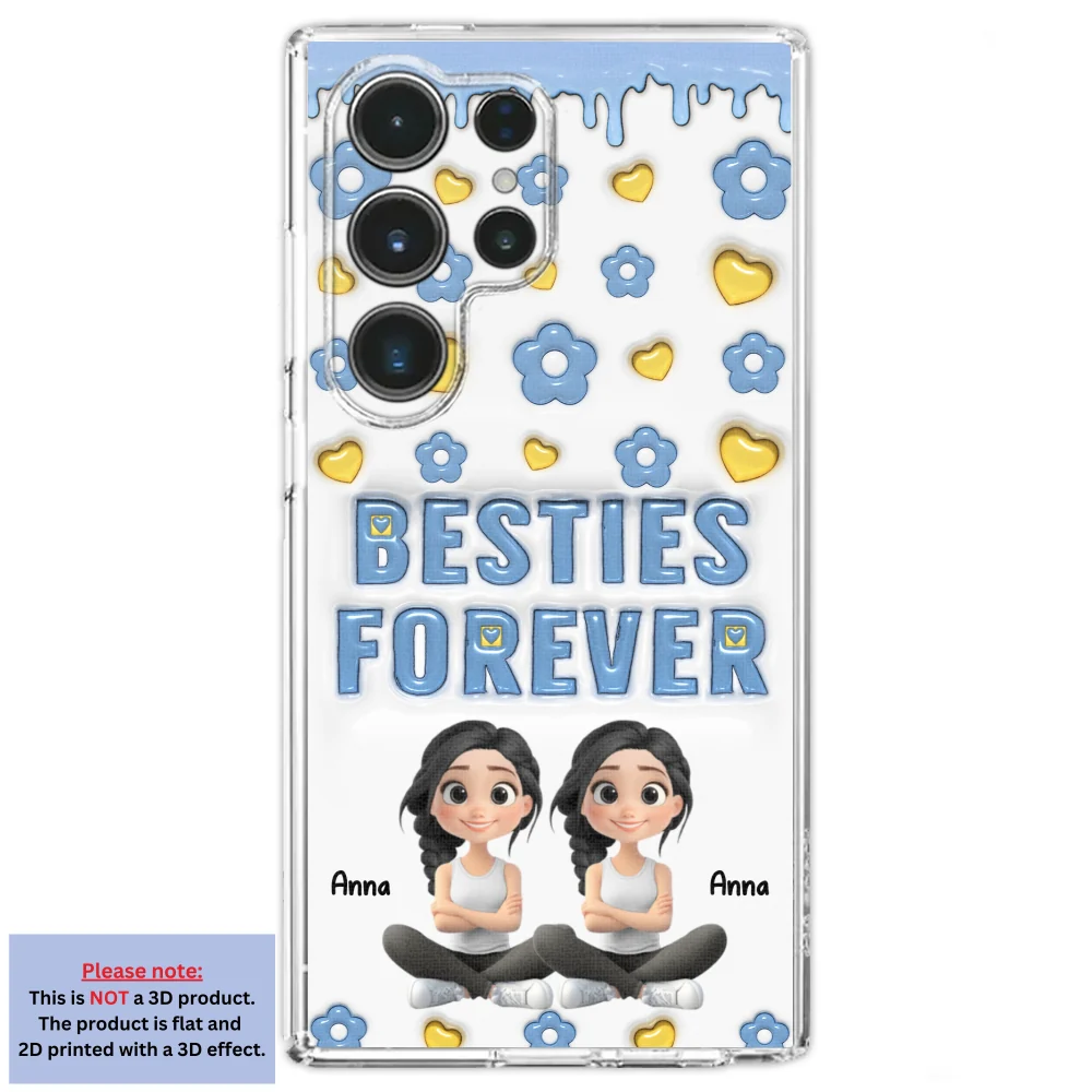 Life Is Better With True Friend Cartoonize - Personalized Custom 3D Inflated Effect Phone Case - Image 29