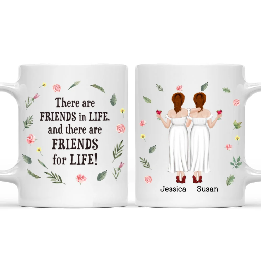 Life Long Friendship - Personalized Custom Coffee Mug - Image 7