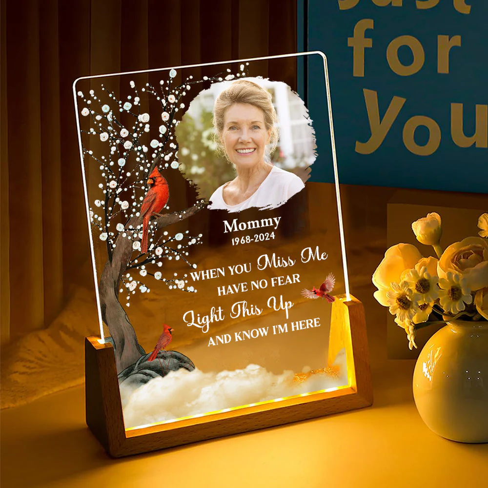 Light This Up - Personalized Custom Plaque With Walnut Base - Image 2