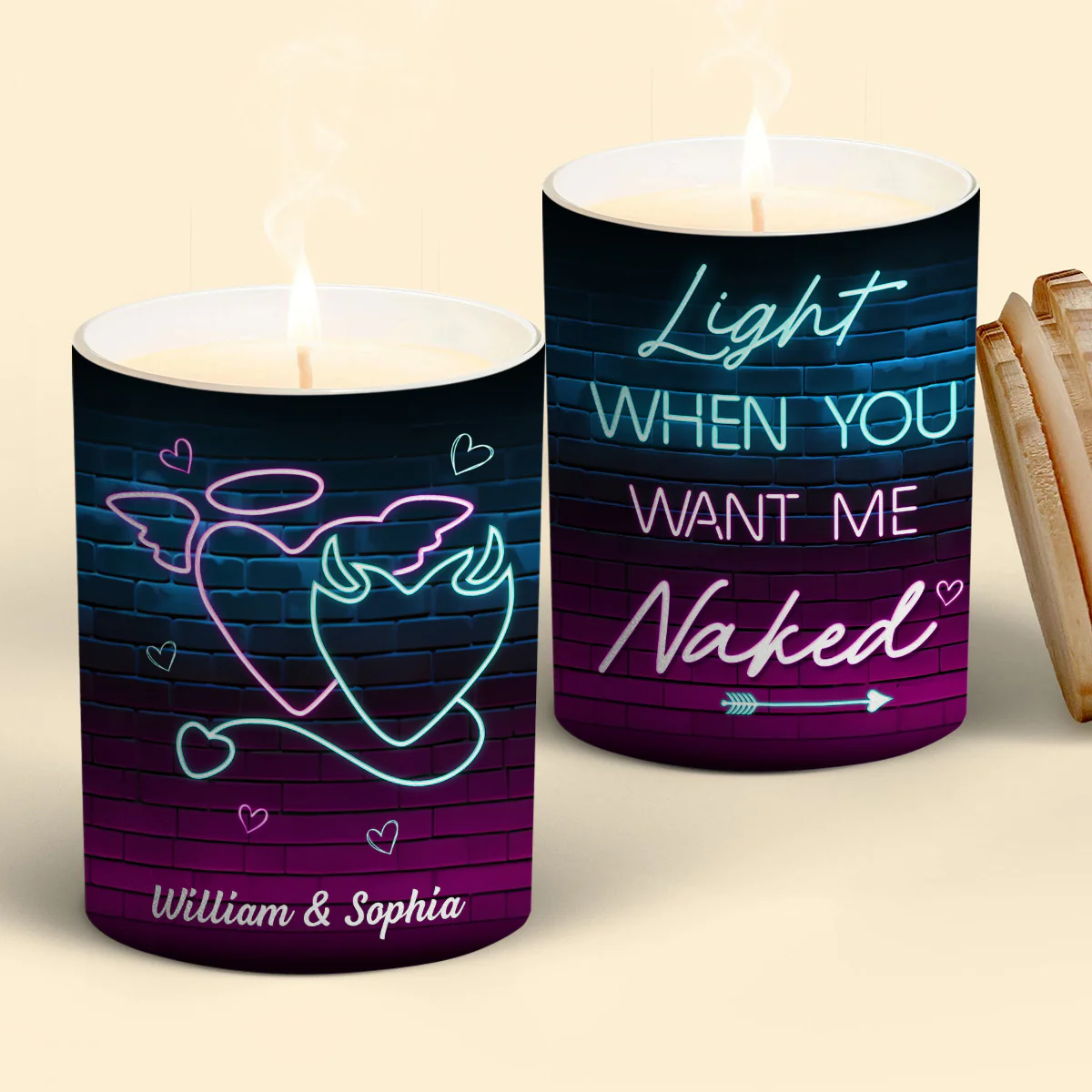 Light When You Want Me - Personalized Custom Candle - Image 4