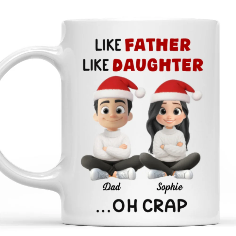 Like Father - Personalized Custom Coffee Mug - Image 8