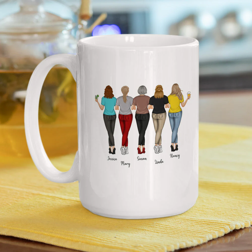 Like Mom Like Daughter Oh Crap - Personalized Custom Coffee Mug - Image 5