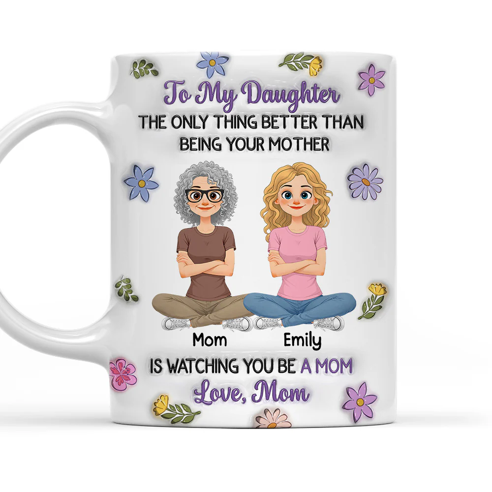 Linked Together New Style - Personalized Custom 3D Inflated Effect Mug