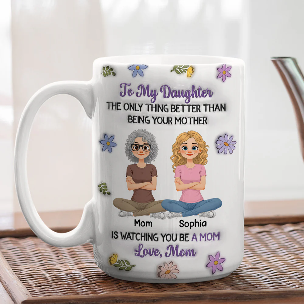 Linked Together New Style - Personalized Custom 3D Inflated Effect Mug - Image 5