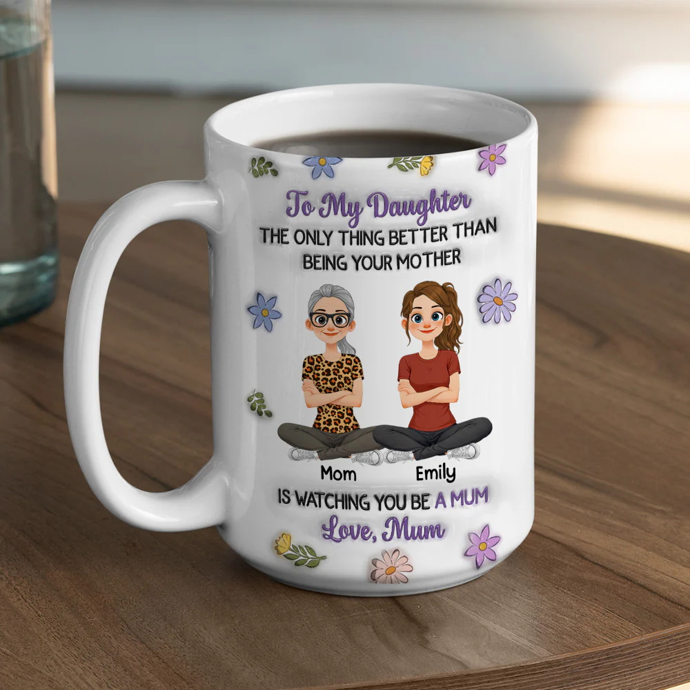 Linked Together New Style - Personalized Custom 3D Inflated Effect Mug - Image 6