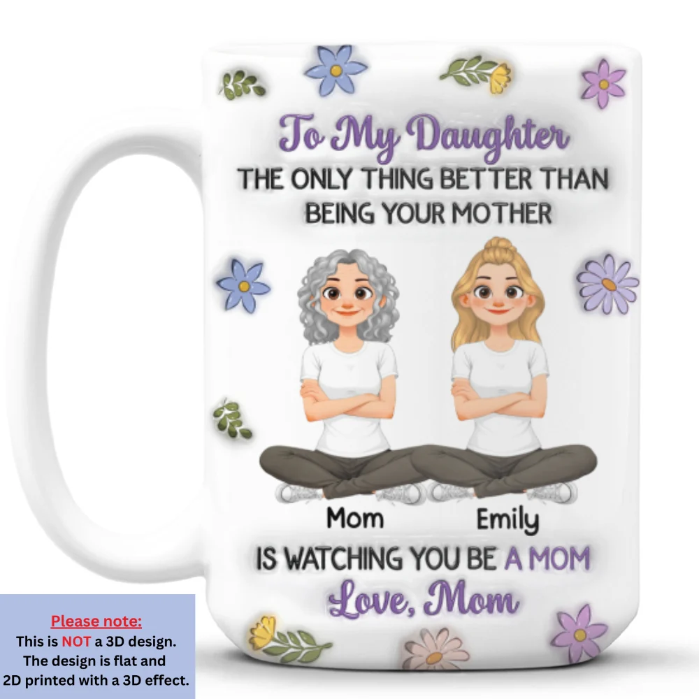 Linked Together New Style - Personalized Custom 3D Inflated Effect Mug - Image 8