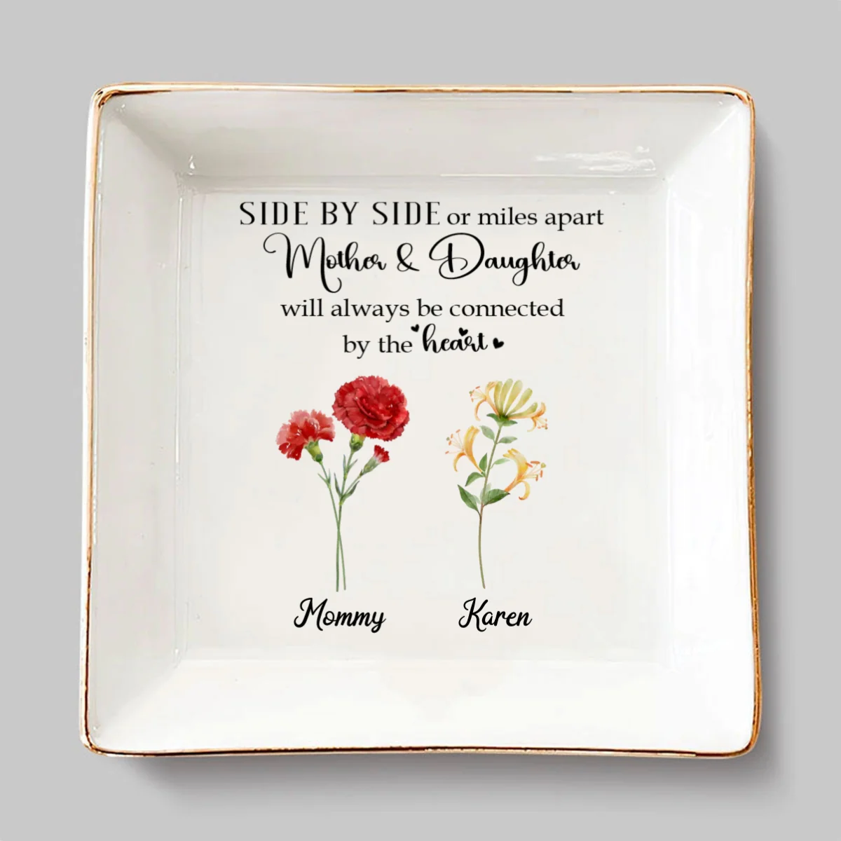 Linked Together - Personalized Custom Jewelry Dish - Image 6