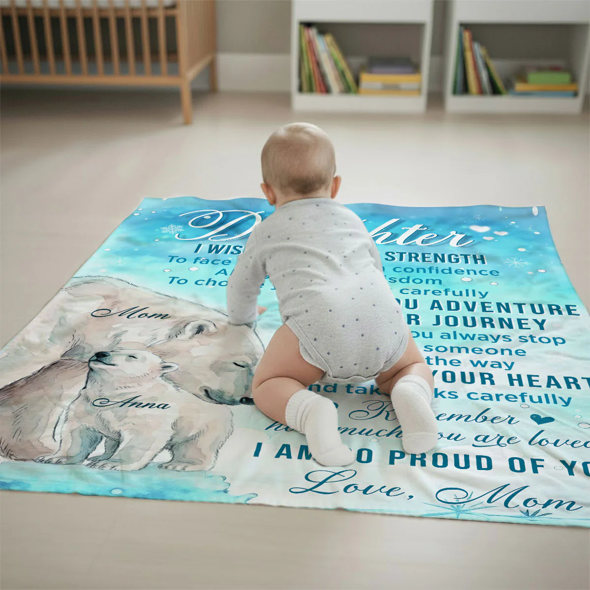 Listen To Your Heart - Personalized Custom Fleece Blanket - Image 4