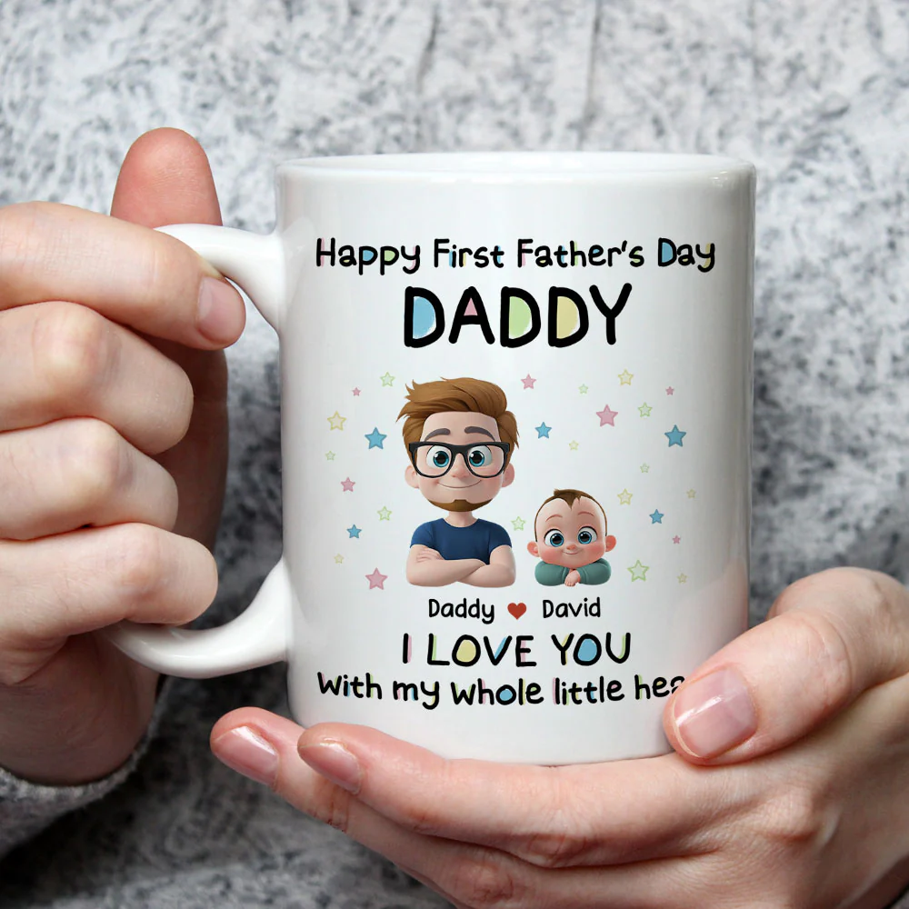 Little Baby - Personalized Custom Coffee Mug - Image 3