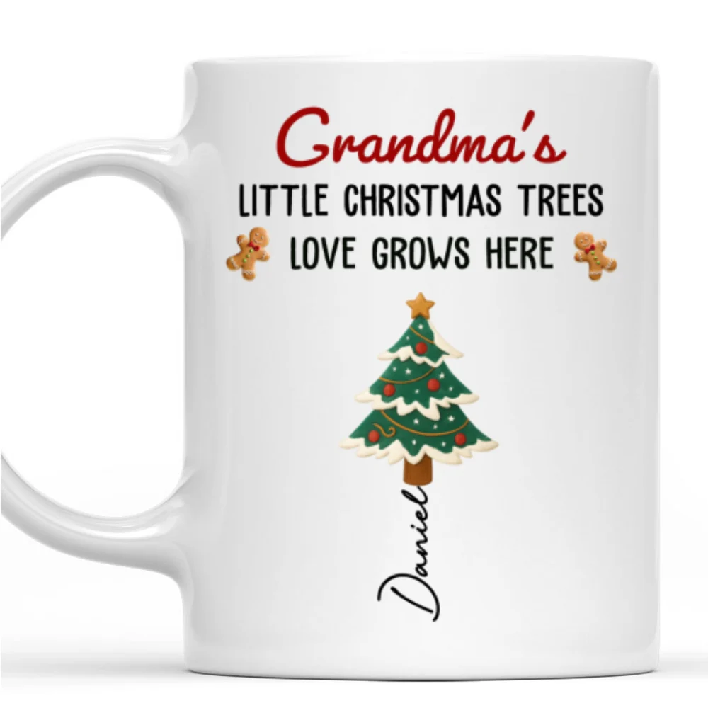 Little Christmas Tree - Personalized Custom Coffee Mug - Image 8