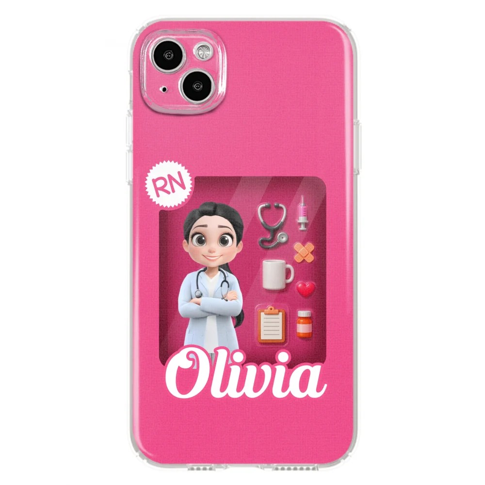 Little Nurse Hero - Personalized Custom Phone Case - Image 13