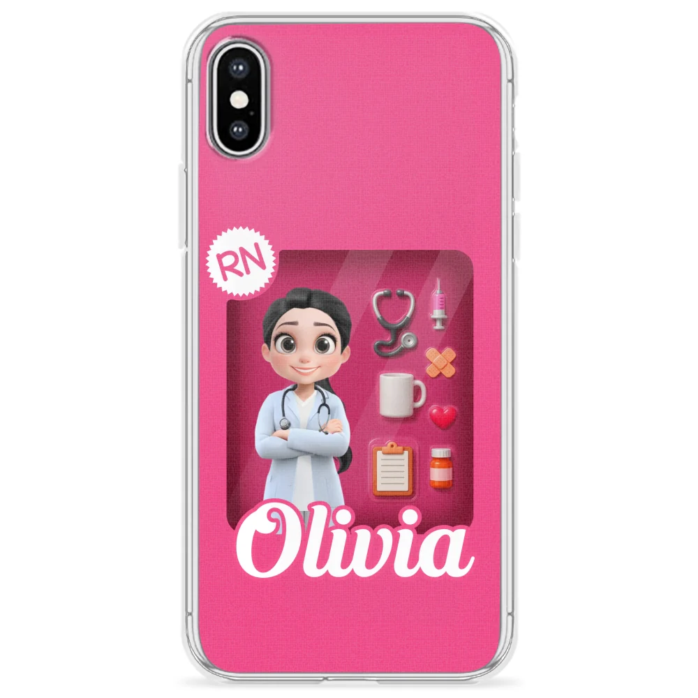 Little Nurse Hero - Personalized Custom Phone Case - Image 24