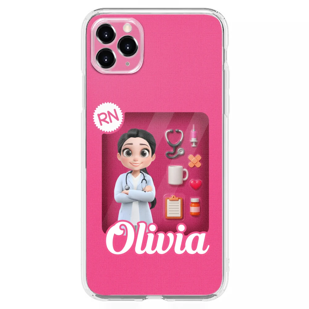 Little Nurse Hero - Personalized Custom Phone Case - Image 8