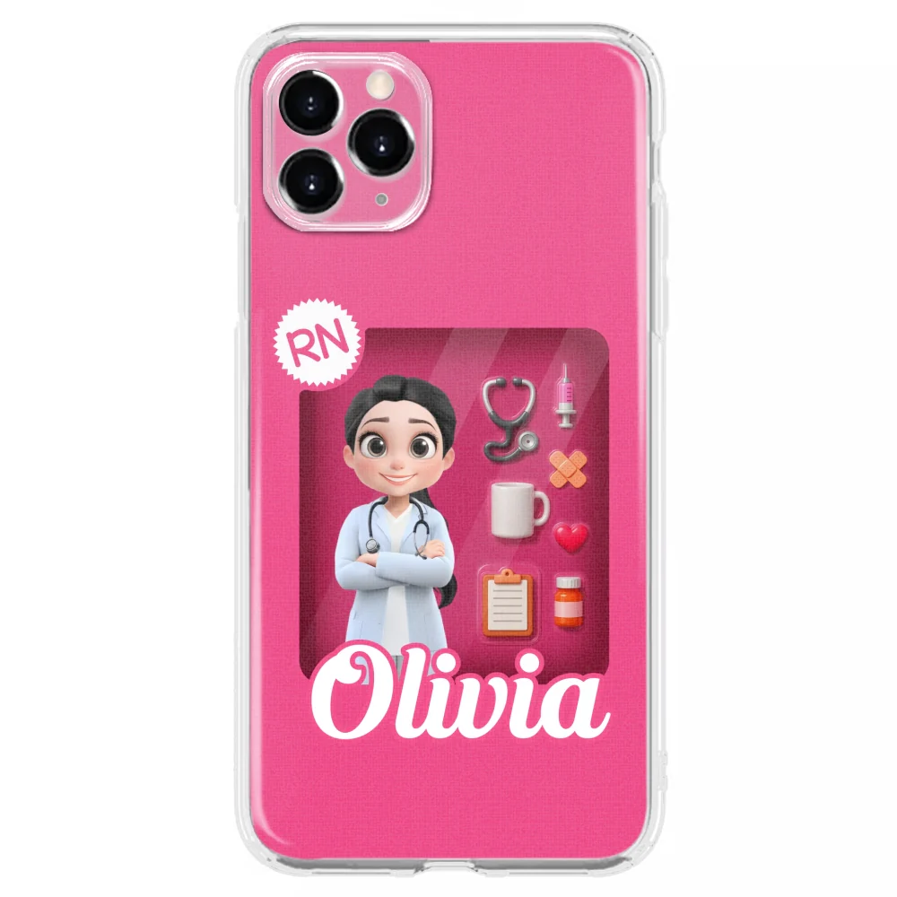 Little Nurse Hero - Personalized Custom Phone Case - Image 9