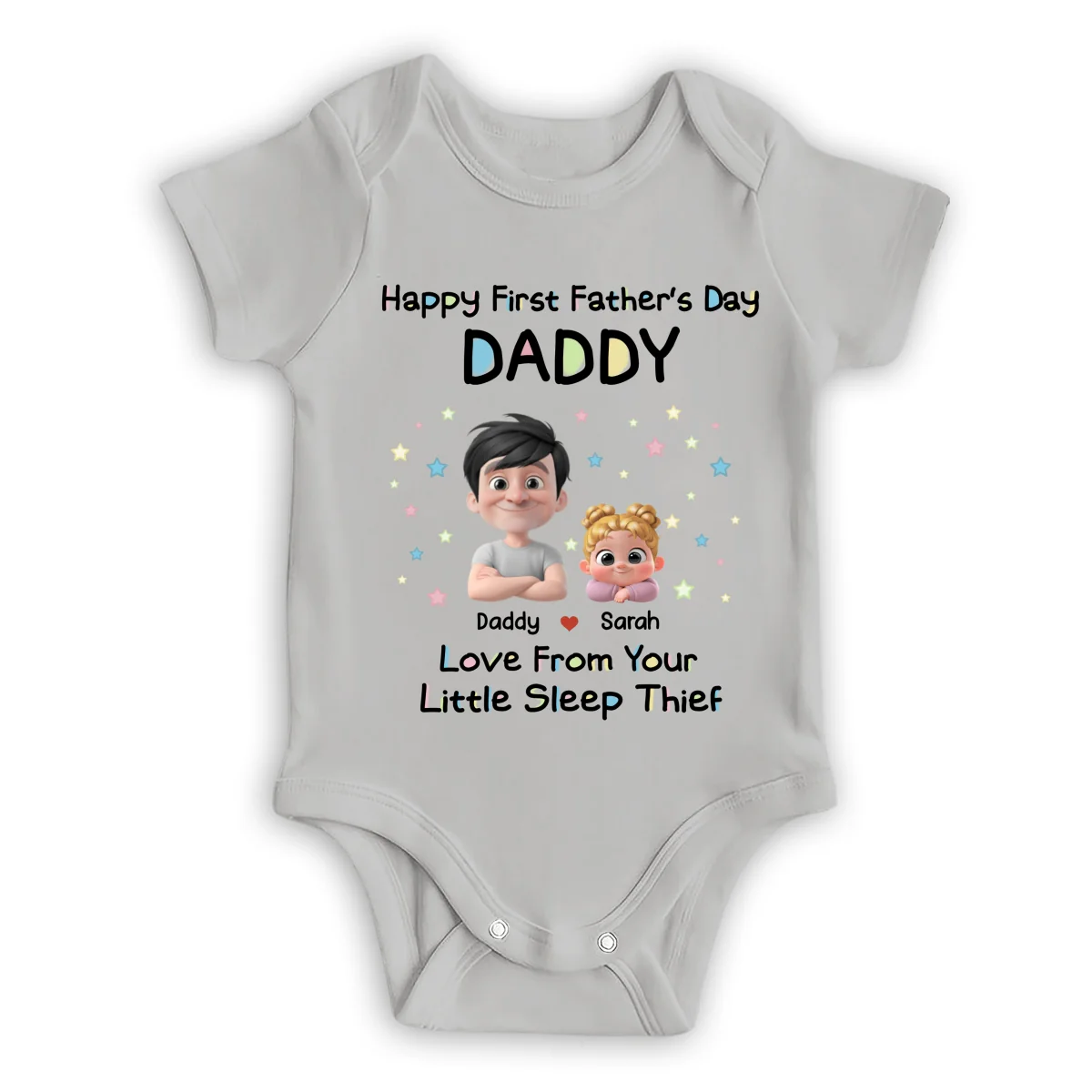 Little Sleep Thief - Personalized Custom Baby Onesie - Image 7