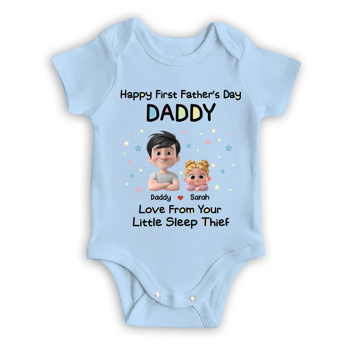 Little Sleep Thief - Personalized Custom Baby Onesie - Image 8