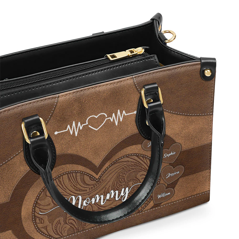 Little Sweethearts - Personalized Custom Leather Bag - Image 4