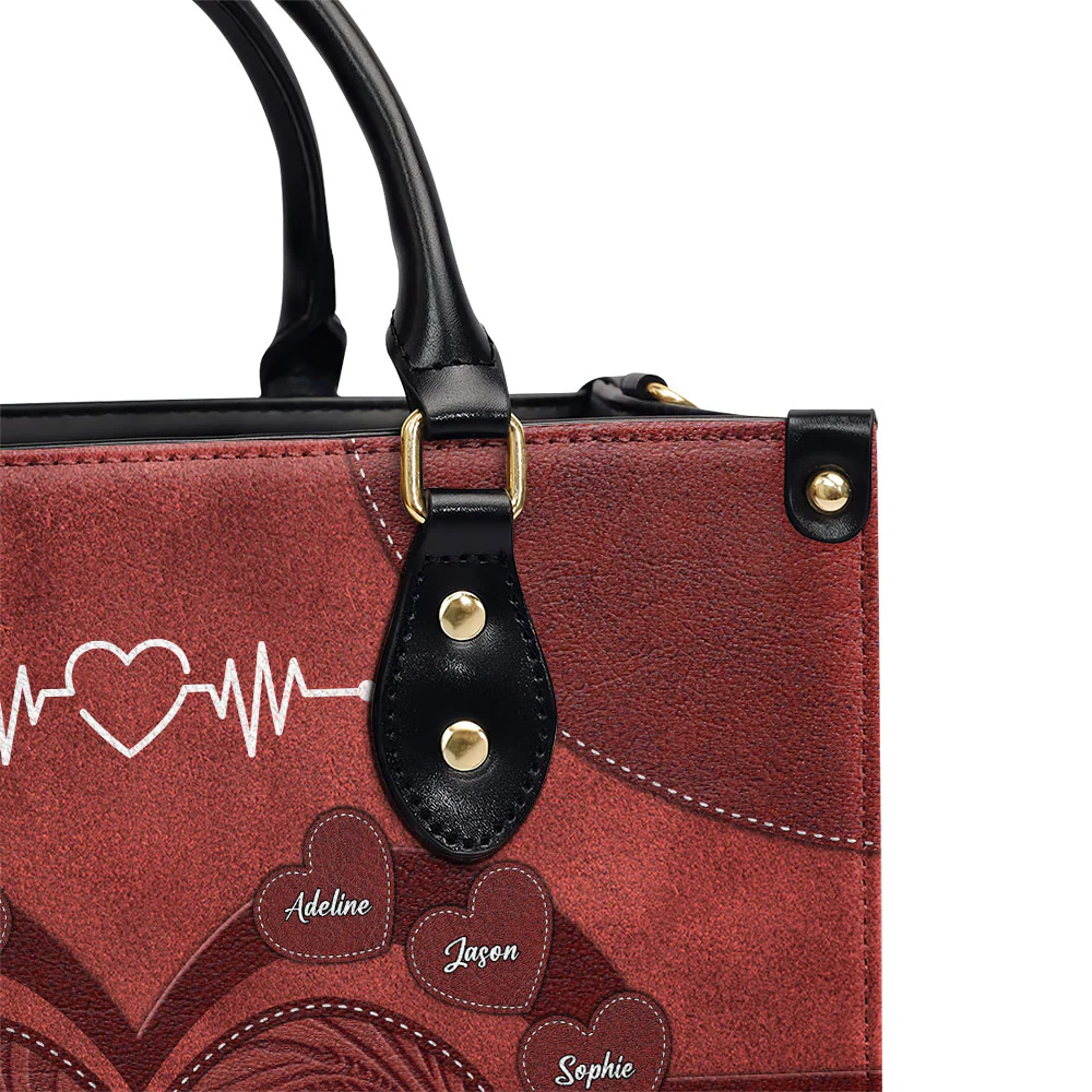 Little Sweethearts - Personalized Custom Leather Bag - Image 6
