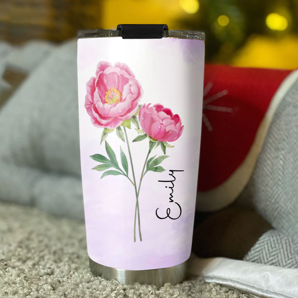 Live Bloom Wildly - Personalized Custom Tumbler - Image 2