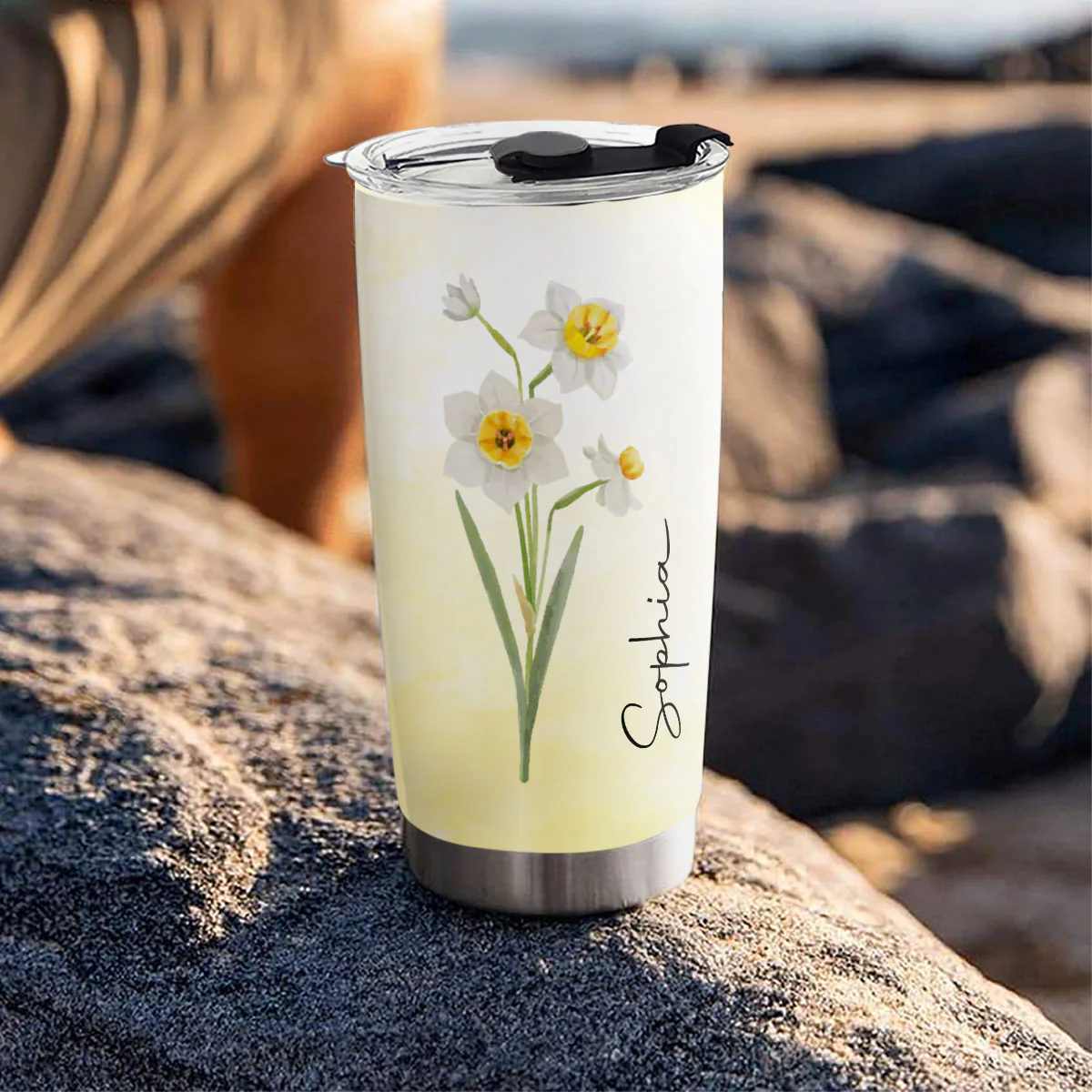 Live Bloom Wildly - Personalized Custom Tumbler - Image 3