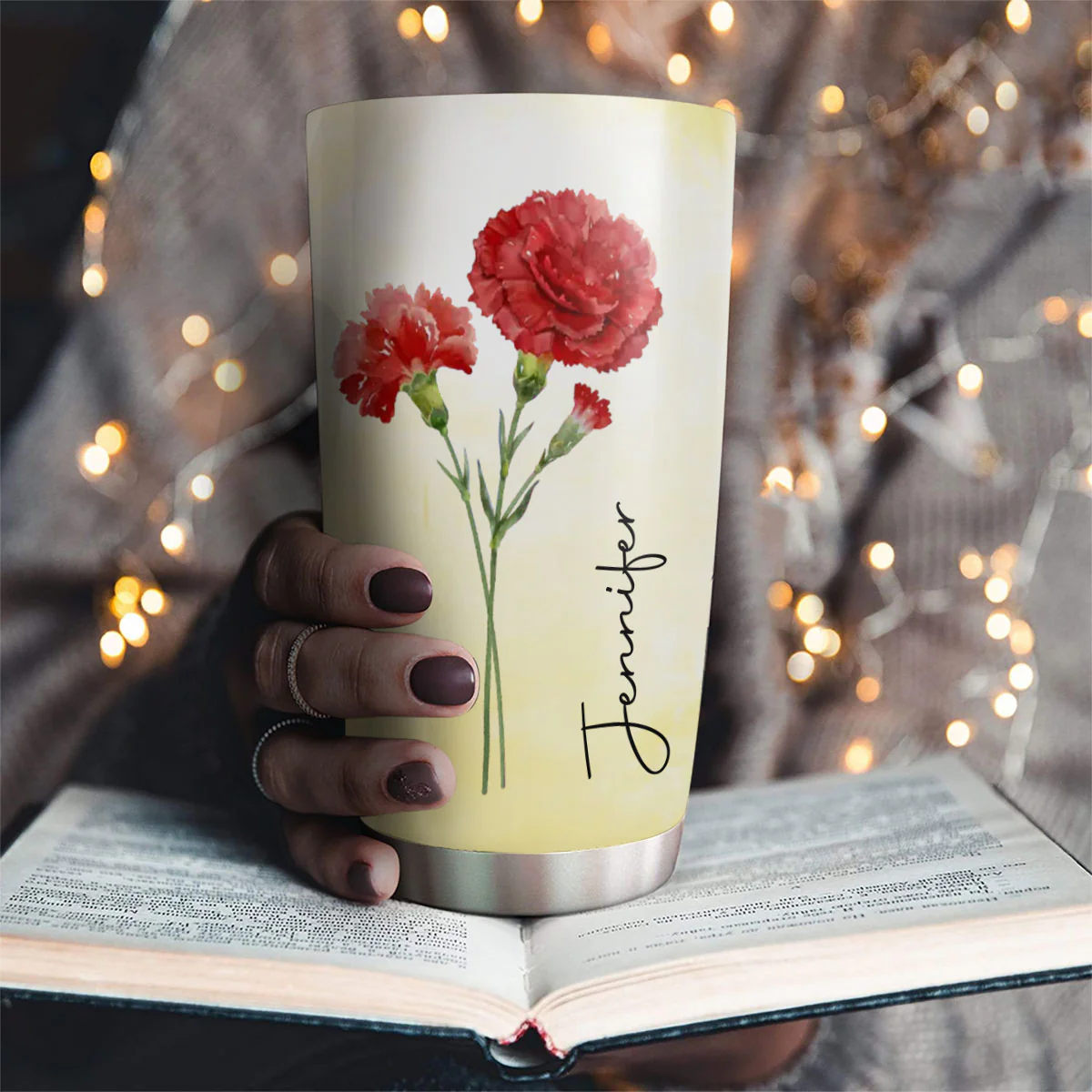 Live Bloom Wildly - Personalized Custom Tumbler - Image 5